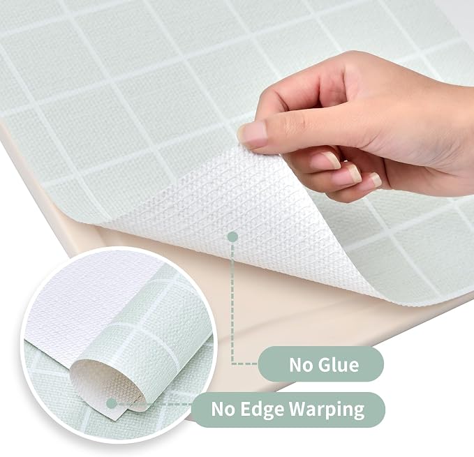Drawer and Shelf Liner for Kitchen Cabinet: 17 in X 30 Ft Non Slip