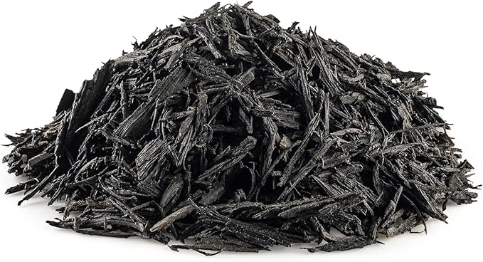 GARDENWISE Premium Black Wood Mulch for Landscaping, Gardens, Lawns, Potting Media, and Potted Plants (1 CF - 28 L - 30 QTS)