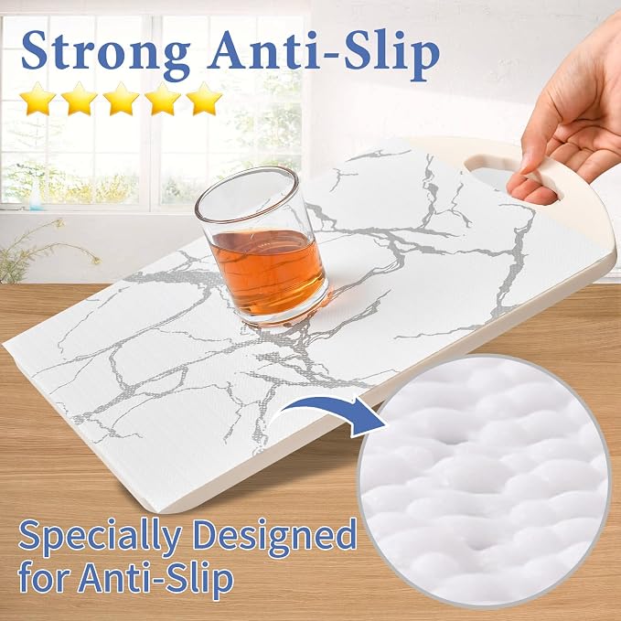 Drawer and Shelf Liner for Kitchen Cabinet: 12 in X 30 Ft Non Slip