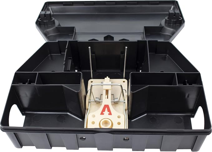 Victor Refillable Rodent Bait Station - XL Rodenticide Bait Station - Also Holds Rat Traps - Indoor and Outdoor Use - M901RB - Poison and Kill Rats