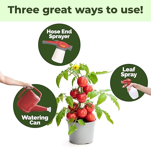 5-10-10 Fertilizer for Plants, Great for Root Vegetables, Tomatoes, and Flowers, Plant Fertilizer by TPS Plant Foods, 1 Gallon (128oz)