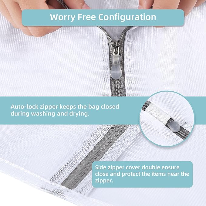 GOGOODA Mesh Laundry Bags for Delicates Durable Protective Wash Bags