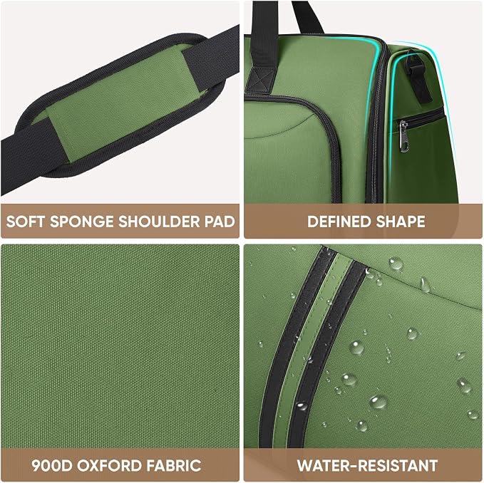 BALEINE Garment Bags for Travel, Water Resistant Carry on Suit Bag