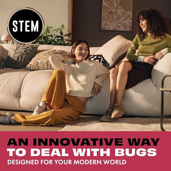 STEM Kills Ants, Roaches and Flies: Plant-Based Active Ingredient Bug Spray, Botanical Insecticide for Indoor and Outdoor Use; 12 fl oz (Pack of 1)