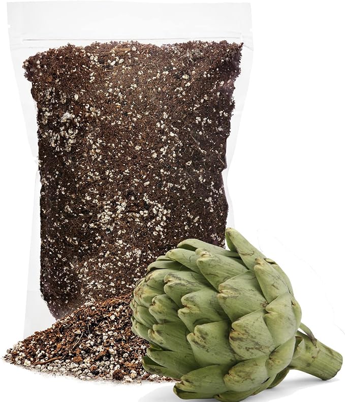 GARDENERA Premium Organic Potting Soil for Artichoke - (1 Quart Bag)