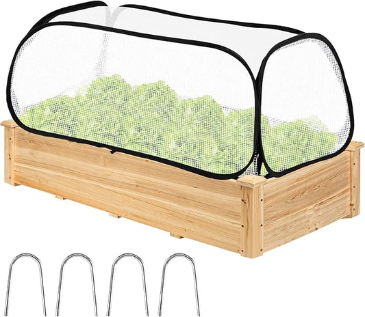 ANGAR Garden Covers for Raised Beds, Garden Row Plants Cover Accelerator, Freeze Protection Greenhouse Cover for Raised Garden Beds Protecting Seedlings Fruits Vegetable Rows