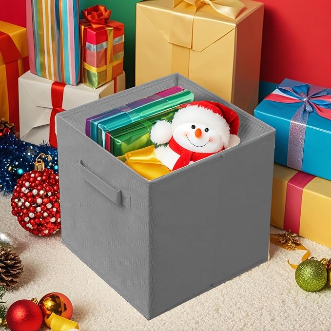 ShellKingdom Storage Bins, Foldable Fabric Storage Cubes And Cloth Storage