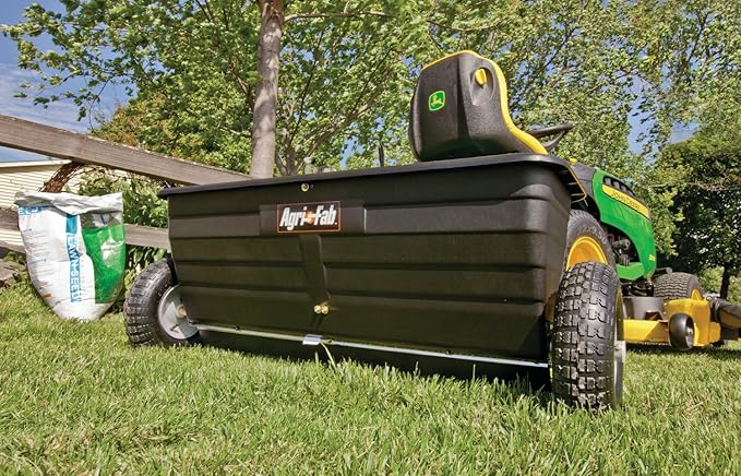Agri-Fab 45-0288 175 lb. Tow-Behind Lawn & Garden Drop Spreader for Seed,Fertilizer, Salt, Ice Melt; Designed to Pull Behind Lawn & Garden Tractors