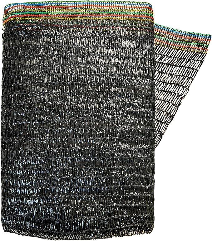 55% Shade Cloth for Garden, Sunblock Mesh UV Resistant Net for Vegetables Flowers Greenhouse Raised Bed, Plant Shade Cover from Sun, Black (10X10 FT)