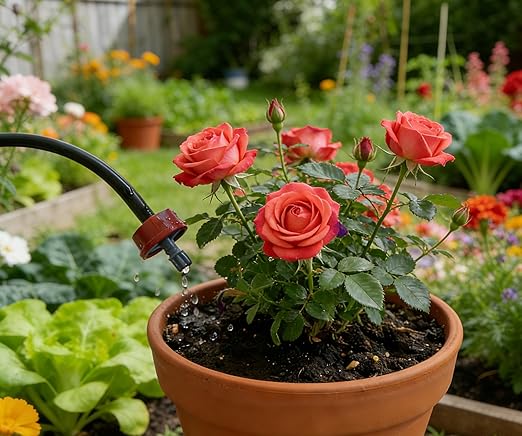 0.75 GPH Pressure Compensating Drippers: 50 Pack Drip Irrigation Spot Watering Drippers Constant Flow Drip Irrigation Parts Drip Emitters for Garden Irrigation System
