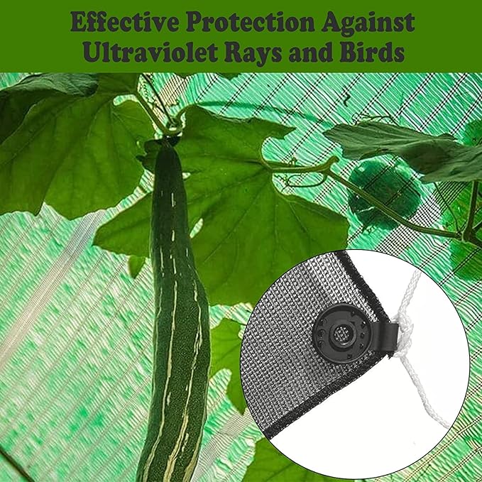 50Pcs Shade Cloth Heavy Duty Lock Grip, Shade Cloth Plastic Clips, Windproof Awning Clamp Grip, Round Plastic Black Clips for Sun Shade Net, Reusable Tent Clips Accessory for Camping