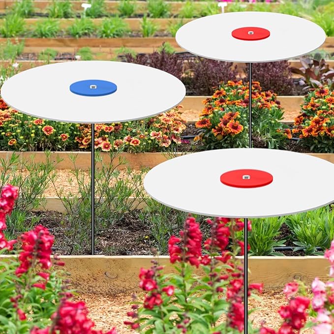 3 Pack Plants Shade Cover for Outdoor Plants, 65% Sunblock Shade Cloth Outdoor, Garden Shade Disk Umbrella, Sun Shade for Plants, Prefect for Your Garden, Potted Plant, Live Plant Outdoor(P0409)