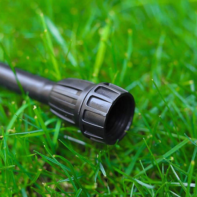 1/2 inch Irrigation Tubing Fittings For (1/2" ID x0.6-0.63" OD) 16mm Drip Tubing Barbed Locked Connectors-2 US Standard 3/4" to 1/2" Faucet Adapters,1 Switch Valve