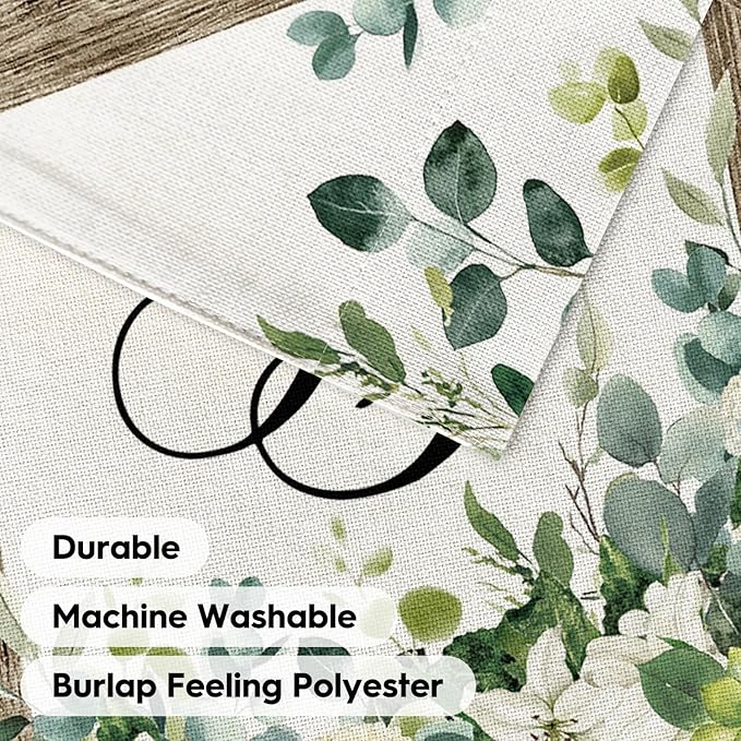 AVOIN colorlife Initial Letter B Monogram Garden Flag 12x18 Inch Double Sided Outside, Spring Floral Family Last Name Yard Decoration