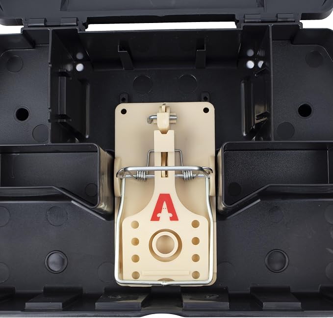 Victor Refillable Rodent Bait Station - XL Rodenticide Bait Station - Also Holds Rat Traps - Indoor and Outdoor Use - M901RB - Poison and Kill Rats