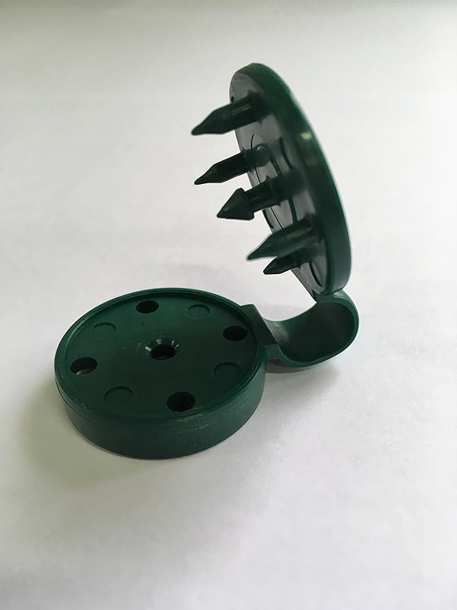Shade Cloth Plastic Clips, UV Treated | 200 Pack, Color Green
