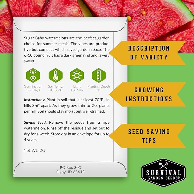 Heat & Drought Tolerant Vegetable Seeds Collection - 10 Variety Pack for Hot Climates & Dry Conditions - Heirloom Non-GMO Varieties for Southern, Texas & Zone 7-10 Gardens - Survival Garden Seeds