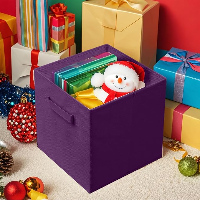 ShellKingdom Storage Bins, Foldable Fabric Storage Cubes And Cloth Storage