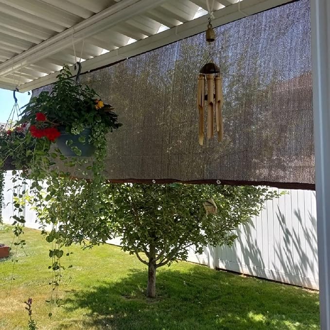 Shade Sail Sun Shade Cloth 3'3"x9'9" Rectangle Outdoor Canopy Outside Sunshade Awning Cover Privacy Screen Net UV Block for Patio Pergola Gazebo Porch Backyard Lawn Garden Outdoor Activities