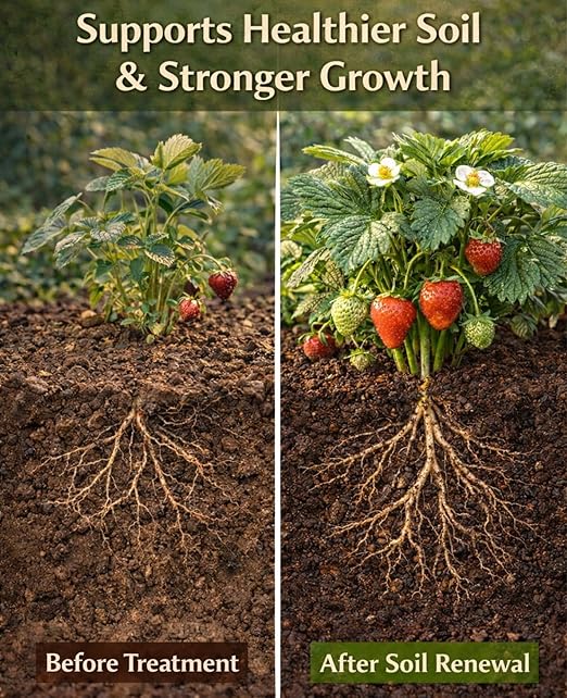 Soil Renewal – Humic & Fulvic Acid Soil Conditioner Concentrate Gallon (Gallon)