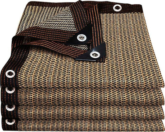 Shade Cloth,80% Sunblock Net with Metal Grommets and Reinforced Edges,Garden Sun Shade Netting,Used in Courtyards,Balconies,Carports,Greenhouse, Plants Growing,Chicken Coop Patios etc.10x20FT