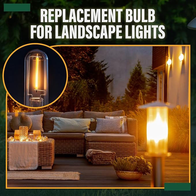 8 Pcs Solar Light Replacement Bulbs Warm White 3000k 0.5w DC 3v Solar Bulbs for Outside Garden Yard Patio Pathway Landscaping