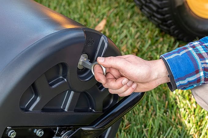 Agri-Fab 45-0606 18" x 36" Tow Behind Poly Lawn Roller 400 lbs weight with water, Poly Drum and Steel Frame, with Plug. Designed for Lawn and Garden Tractors