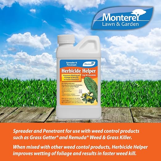 Monterey Herbicide Helper Crop Oil Concentrate, 8 oz with Spoon