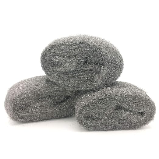 Steel Wool Fill Fabric DIY Kit, Steel Wool for Mice Control Away from Holes/Siding/Pipeline/Vents in House, Hardware Cloth Coarse Wire Wool Hardware Cloth, 3 Pack × 10FT | Hole Filler, Gap Blocker, Barrier, Keep Mice Away from Holes, Siding, Pipeline, ...