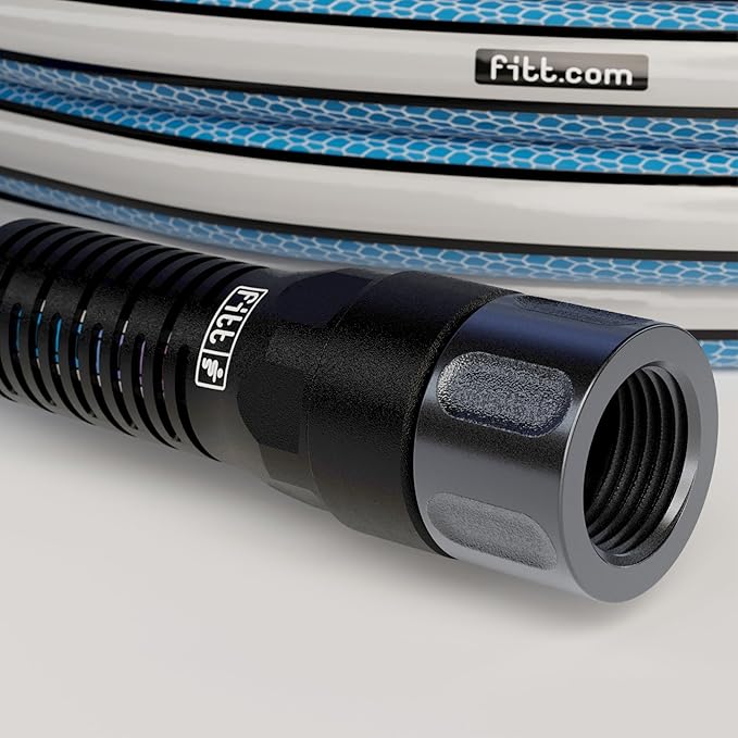 FITT Aquamaster 5/8" 100ft, high performance flexible Garden Hose for intensive Use. Kink-proof