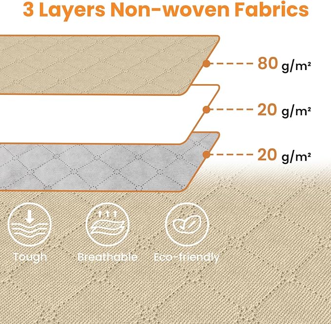 Fab totes 90L Clothes Storage, Foldable Thick Fabric Blanket Storage Bags