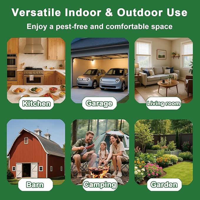 28-Pack Mouse Repellent, Long-Lasting Rodent Protection for Indoor and Outdoor Spaces, Safe for Kitchens, Gardens, RVs, and Family Areas