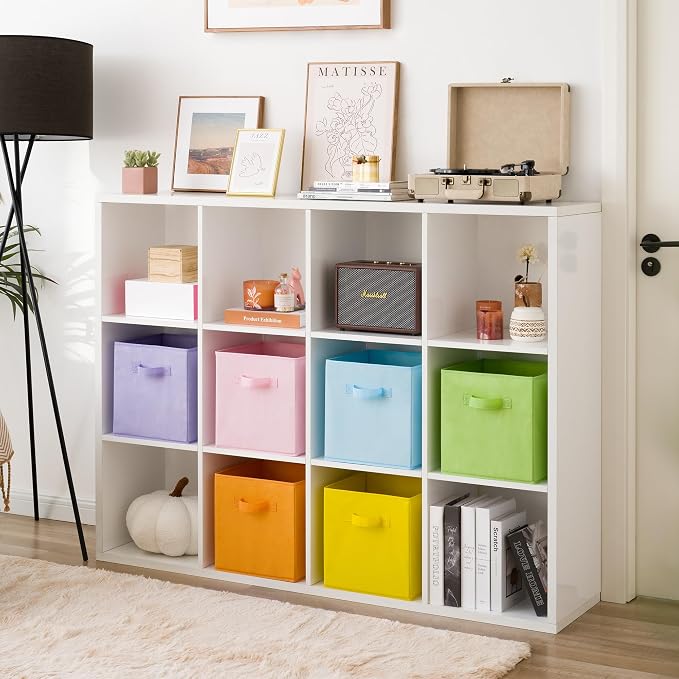 GRANNY SAYS 11x11 Storage Cube Organizers, Pastel Color, 6-Pack