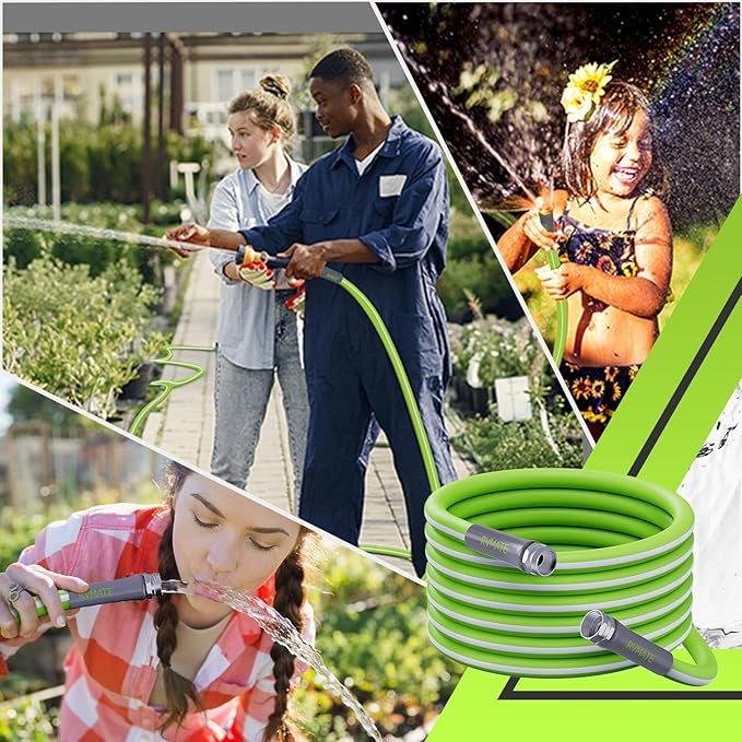 RVMATE RV Water Hose 35FT, 5/8” Inner Diameter Drinking Water Hose Lead-free, No Leaking Garden Hose For RV/Trailer/Camping, RV Accessories