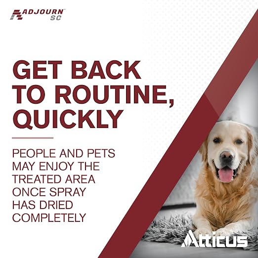 Atticus Adjourn SC Indoor/Outoor Insecticide (16oz) - Deltamethrin 4.75% | Control Ants, Bed Bugs, Fleas, Ticks, Spiders, Scorpions, and Many More Pests, Measuring Made Easy with Tip 'N Measure Bottle