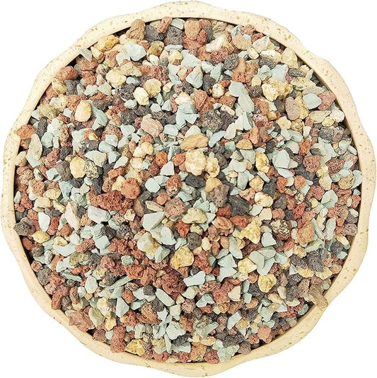 Boniosz 5lb Bonsai Succulent and Cactus Soil Gritty Mix Rocks Gravel for Terrarium Top Dressing Decorative Pebbles Potting Soil Amendment for Pots Indoor Plants, Fast Drainage, Neutralize Soil PH