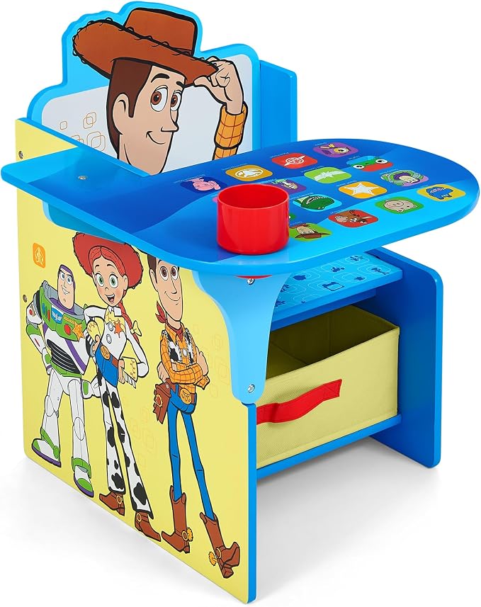 Delta Children Chair Desk with Storage Bin, Toy Story 5