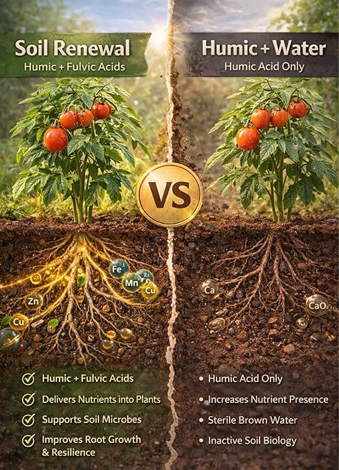 Soil Renewal – Humic & Fulvic Acid Soil Conditioner Concentrate Gallon (Gallon)