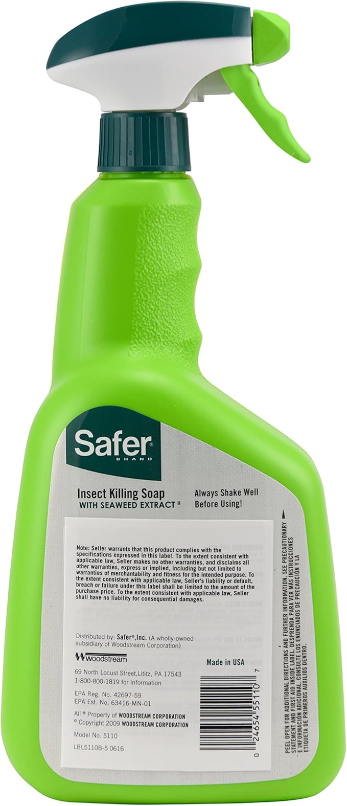 Safer Brand insect Killing Soap 32oz RTU - 6 pack 5110-6