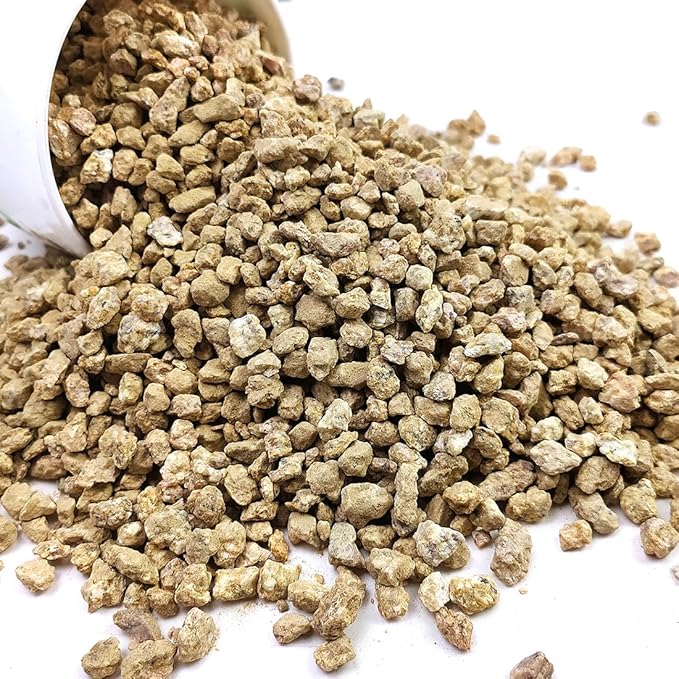 YISZM Succulent and Cactus Maifanitum Stones Garden Accessorie Rocks Pumice for Indoor Plants, Bonsai, Fairy Gardening, Vases Fillers, Terrarium, 5lb
