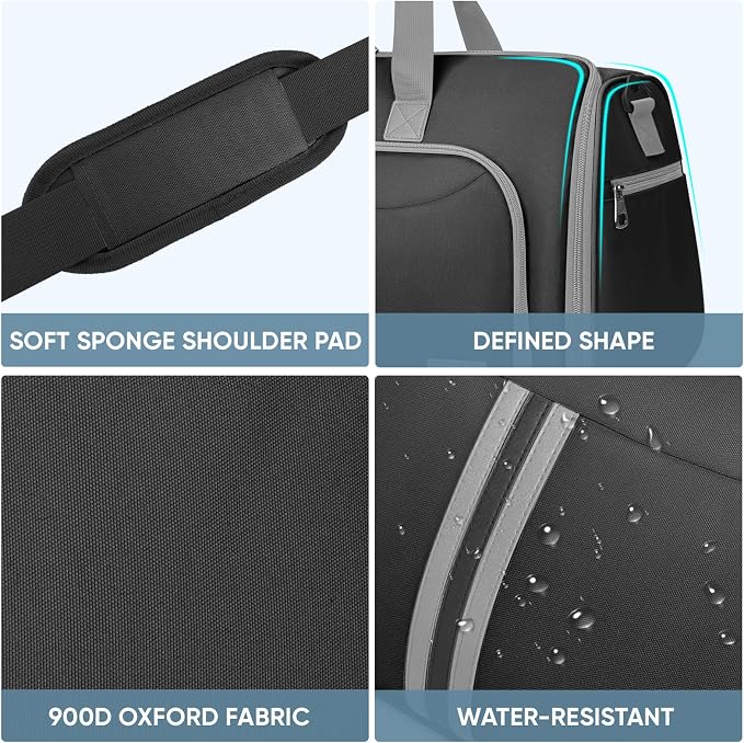 BALEINE Garment Bags for Travel, Water Resistant Carry on Suit Bag