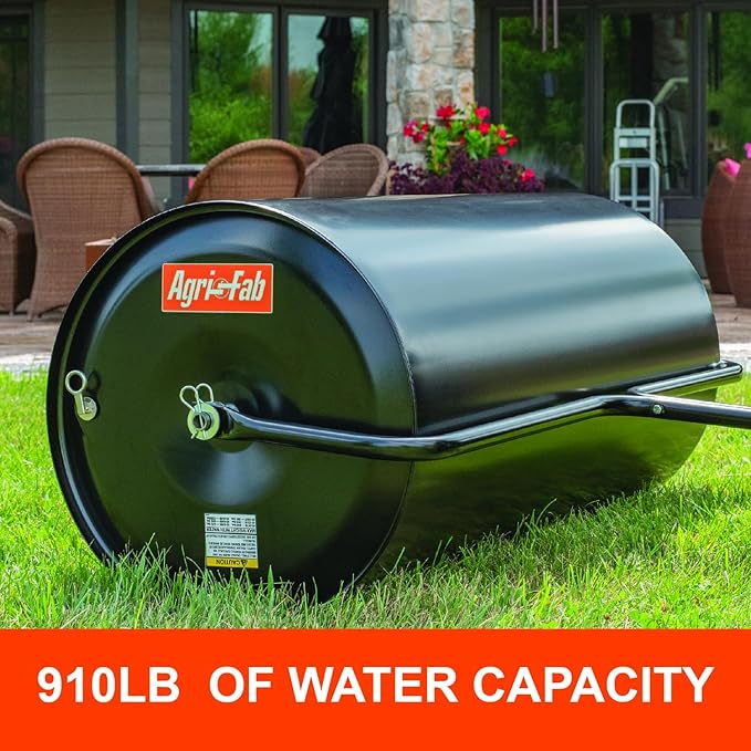 Agri-Fab 45-0216C Steel Lawn Roller 24" x 48" Black