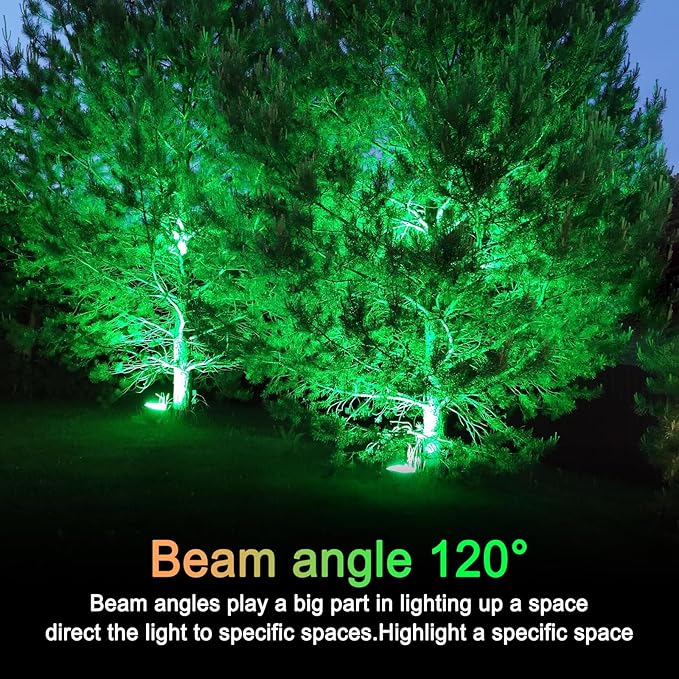 PAR38 Flood Green Light Bulbs,4 Pack Dimmable,E26 Base Green Flood Light Outoor(20W Replace to 200W),Halloween Light Bulb for Outside,Christmas,Holiday Lighting