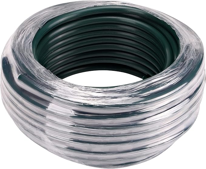 Raindrip R256DT 1/4 in. Drip Irrigation Supply Tubing, 50 ft., 1/4 in x 50 ft, Green Polyethylene, for drip irrigation, irrigation drippers, drip emitters, drip irrigation parts, and drip systems