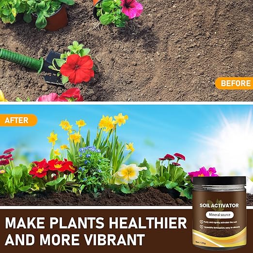 Organic Soil Activators and Plant Fertilizers, Garden Beds for Cultivation, Potting Mix and Seedling Compost, Promoting Plant Rooting (2PCS)