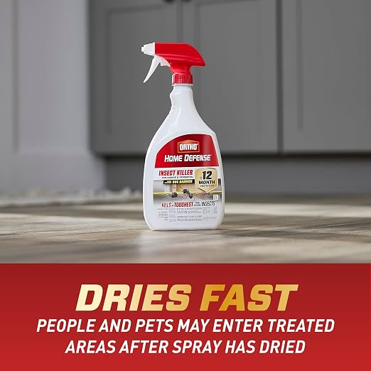 Ortho Home Defense Insect Killer for Indoor & Perimeter2, 24 oz. (2-Pack) | Ready-To-Use Bug Killer, Kills Ants, Roaches and Spiders, Use in Kitchens, Bathrooms and Home Perimeter