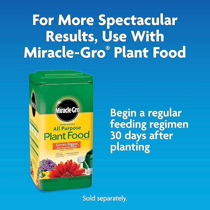Miracle-Gro Moisture Control Potting Mix - Plant Soil For Container Plants, Protects against Over- and Under-Watering, 8 qt. (2-Pack)