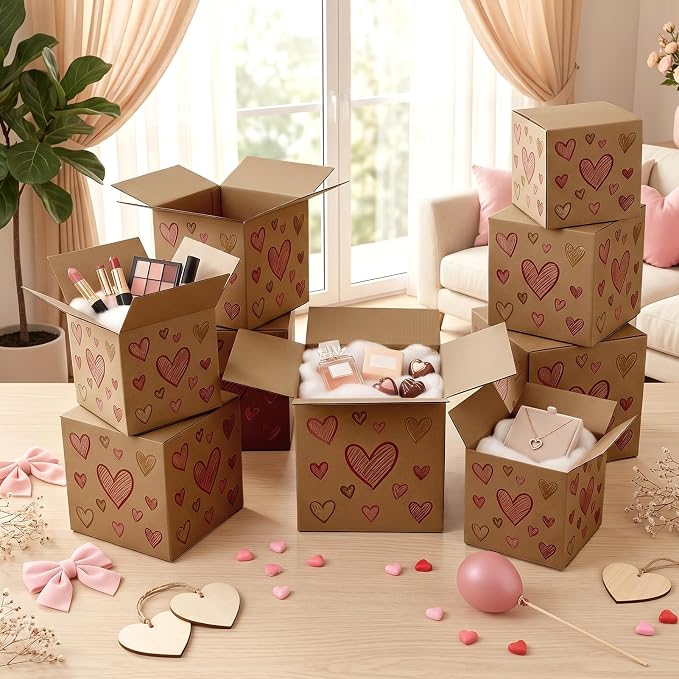 Hoikwo 30 Packs Shipping Boxes Mixed Sizes