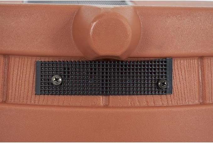 Good Ideas Rain Wizard 50 Gallon Plastic Outdoor Home Rain Barrel Water Storage Collector with Brass Spigot and Flat Back Design, Terra Cotta (3 Pack)