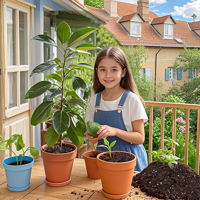 Organic Avocado Tree Potting Soil Mix 10qt, Enhance Growth and Transplant Success for Avocado Plants